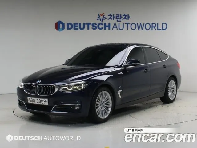 BMW 3 SERIES GT 2018 — 80 870 км, синий, Корея — под ключ — фото 11