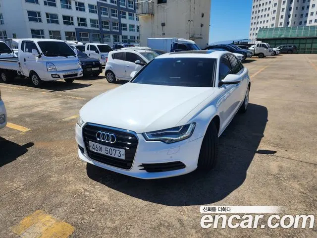 AUDI A6 2015 — 291 459 км, белый, Корея — под ключ — фото 12