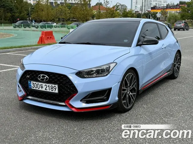 HYUNDAI VELOSTER 2019 — 122 200 км, голубой, Корея — под ключ — фото 2
