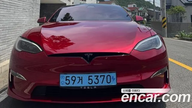TESLA MODEL S 2023 — 63 000 км, красный, Корея — под ключ — фото 12