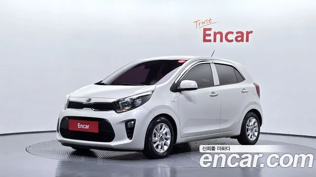 KIA MORNING 2017 — 108 305 км, белый-перламутр, Корея — под ключ — фото 1