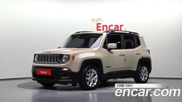 JEEP RENEGADE 2016 — 133 297 км, белый-перламутр, Корея — под ключ — фото 1