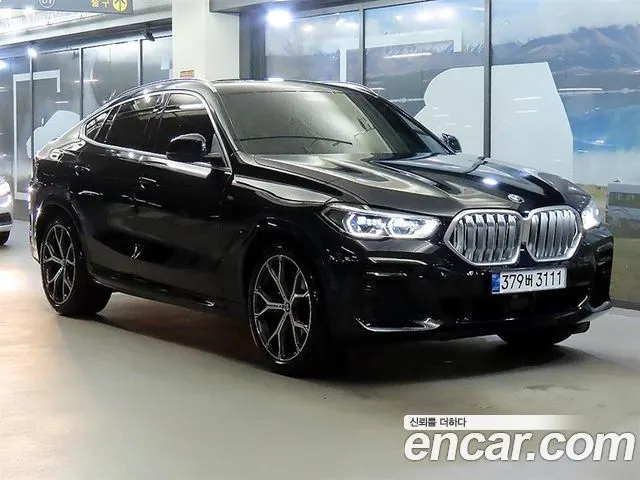 BMW X6 2022 — 66 652 км, чёрный, Корея — под ключ — фото 4