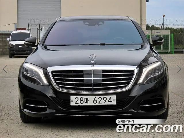 MERCEDES-BENZ S-CLASS W222 2014 — 221 645 км, чёрный, Корея — под ключ — фото 2