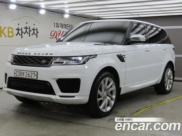 LAND ROVER RANGE ROVER SPORT 2019 — 99 298 км, белый, Корея — под ключ — фото 1