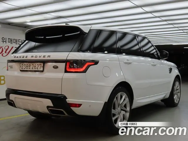 LAND ROVER RANGE ROVER SPORT 2019 — 99 298 км, белый, Корея — под ключ — фото 3