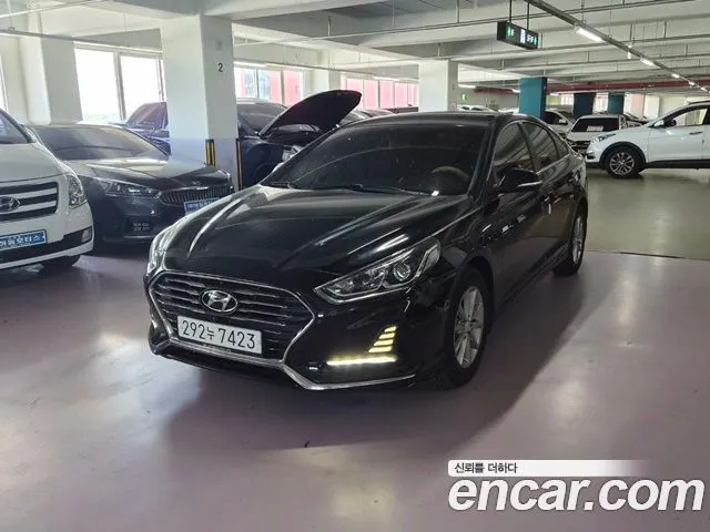 HYUNDAI SONATA 2018 — 225 000 км, чёрный, Корея — под ключ — фото 12
