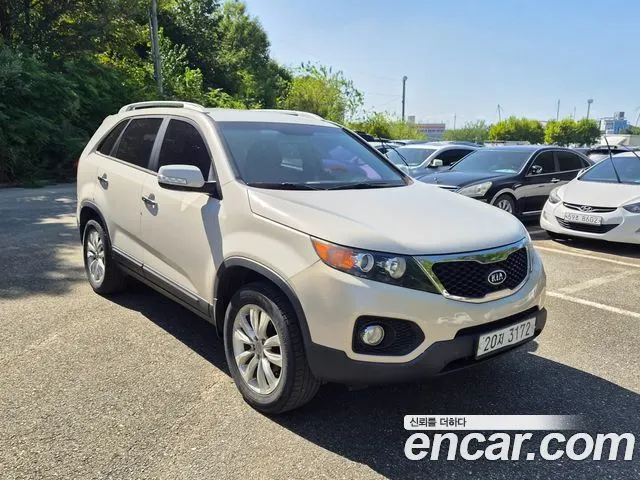 KIA SORENTO R 2011 — 207 403 км, белый-перламутр, Корея — под ключ — фото 6
