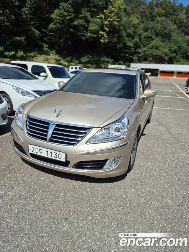 HYUNDAI EQUUS 2012 — 187 900 км, золотистый, Корея — под ключ — фото 3