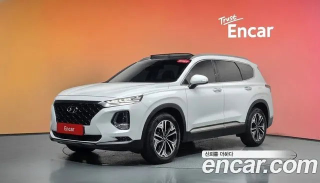 HYUNDAI SANTA FE 2019 — 153 220 км, белый, Корея — под ключ — фото 2