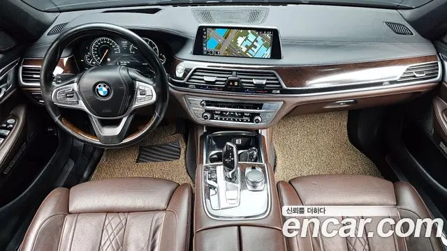 BMW 7 SERIES 2016 — 179 386 км, чёрный, Корея — под ключ — фото 7