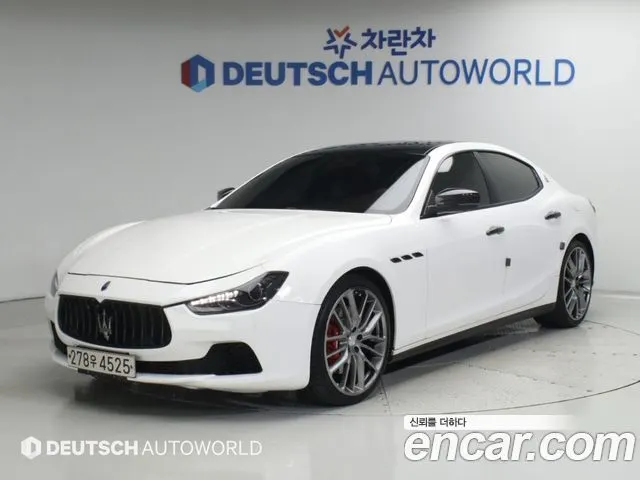 MASERATI GHIBLI 2017 — 109 431 км, белый-перламутр, Корея — под ключ — фото 12