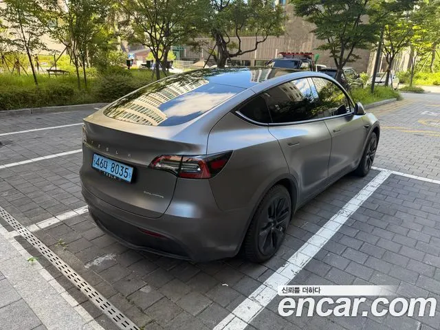 TESLA MODEL Y 2021 — 38 700 км, белый, Корея — под ключ — фото 2