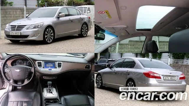 HYUNDAI GENESIS 2012 — 272 777 км, серебристо-серый, Корея — под ключ — фото 11