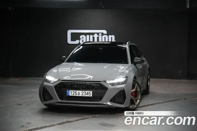 AUDI RS6 2025 — 2 500 км, светло-серебристый, Корея — под ключ — фото 3