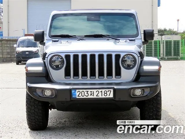 JEEP WRANGLER 2021 — 95 994 км, серебристый, Корея — под ключ — фото 1