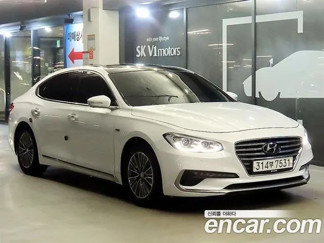 HYUNDAI GRANDEUR HYBRID 2019 — 215 348 км, белый, Корея — под ключ — фото 12