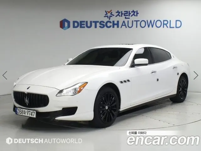 MASERATI QUATTROPORTE 2016 — 76 317 км, белый, Корея — под ключ — фото 1