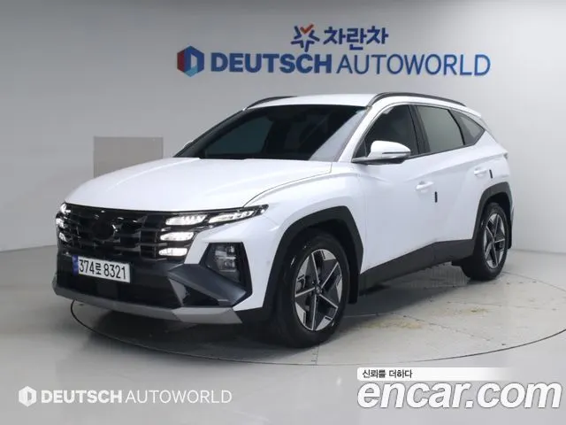 HYUNDAI TUCSON HYBRID 2024 — 25 119 км, белый, Корея — под ключ — фото 1