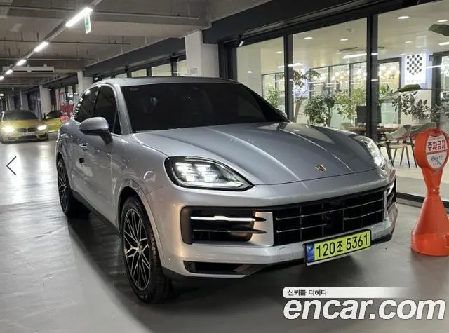 PORSCHE CAYENNE 2025 — 6 114 км, серебристо-серый, Корея — под ключ — фото 2