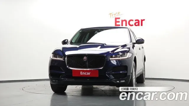 JAGUAR F-PACE 2017 — 82 378 км, синий, Корея — под ключ — фото 3