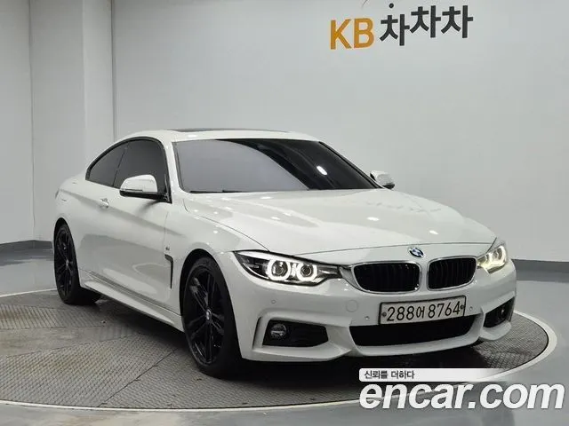 BMW 4 SERIES 2019 — 96 141 км, белый, Корея — под ключ — фото 3