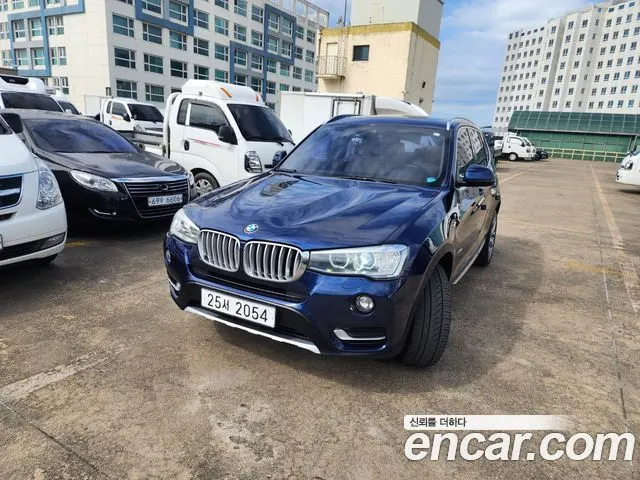 BMW X3 2015 — 204 197 км, синий, Корея — под ключ — фото 12