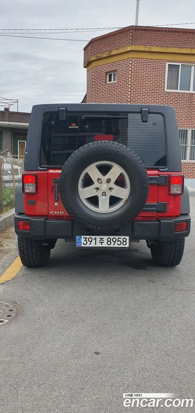 JEEP WRANGLER 2011 — 244 000 км, красный, Корея — под ключ — фото 2