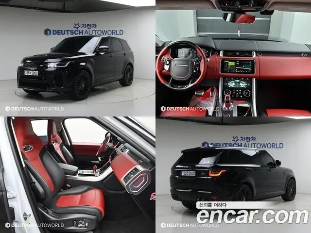 LAND ROVER RANGE ROVER SPORT 2019 — 40 000 км, белый, Корея — под ключ — фото 10