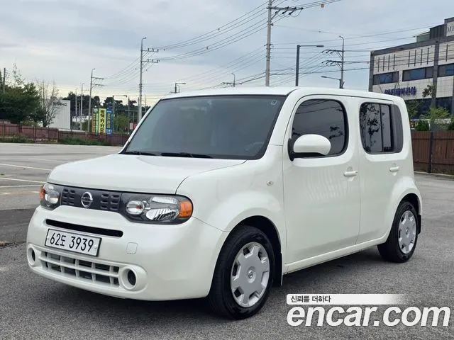 NISSAN CUBE 2012 — 83 659 км, белый-перламутр, Корея — под ключ — фото 1