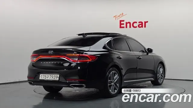 HYUNDAI GRANDEUR 2019 — 145 089 км, чёрный, Корея — под ключ — фото 2