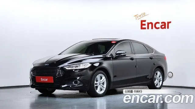 FORD MONDEO 2017 — 142 915 км, чёрный, Корея — под ключ — фото 1