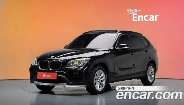BMW X1 2015 — 105 258 км, чёрный, Корея — под ключ — фото 2