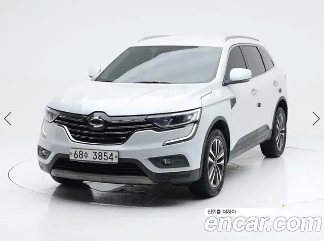 RENAULT KOREA QM6 2019 — 224 270 км, белый, Корея — под ключ — фото 1