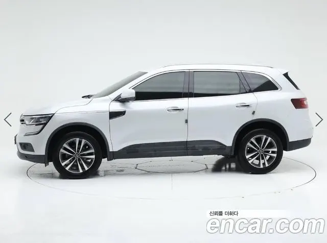 RENAULT KOREA QM6 2019 — 224 270 км, белый, Корея — под ключ — фото 3