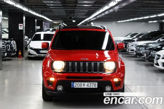 JEEP RENEGADE 2021 — 5 250 км, красный, Корея — под ключ — фото 2