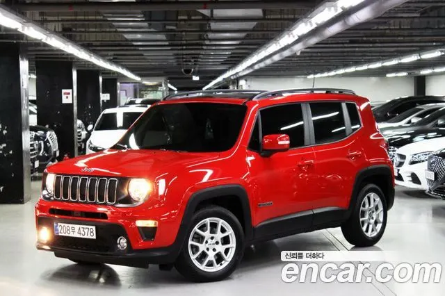 JEEP RENEGADE 2021 — 5 250 км, красный, Корея — под ключ — фото 3