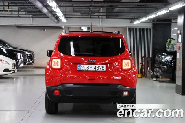 JEEP RENEGADE 2021 — 5 250 км, красный, Корея — под ключ — фото 5