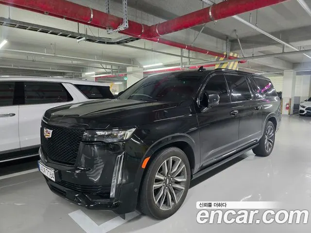 CADILLAC ESCALADE 2023 — 36 000 км, чёрный, Корея — под ключ — фото 2
