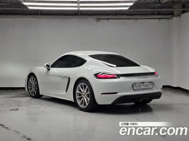 PORSCHE 718 CAYMAN 2018 — 48 243 км, белый, Корея — под ключ — фото 2