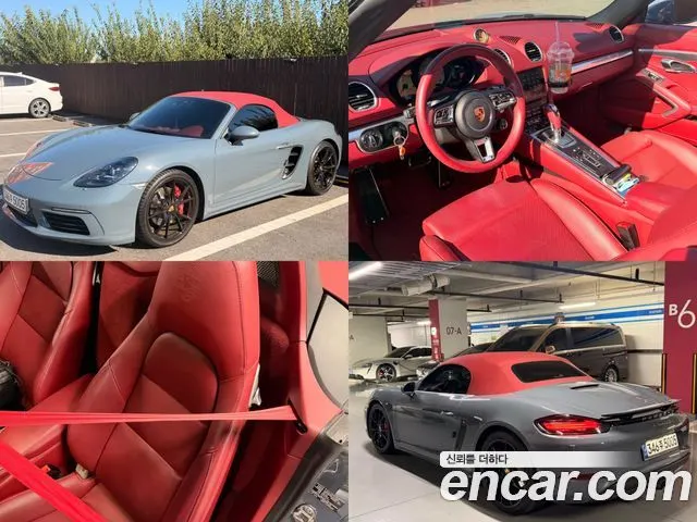 PORSCHE 718 BOXSTER 2018 — 39 504 км, светло-серебристый, Корея — под ключ — фото 11