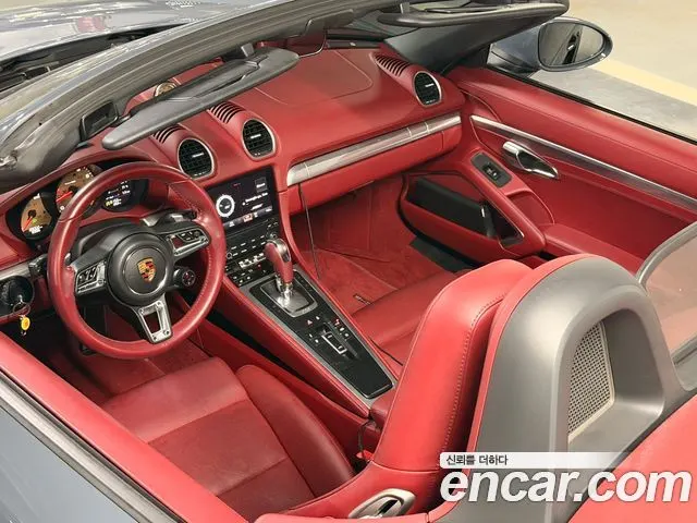 PORSCHE 718 BOXSTER 2018 — 39 504 км, светло-серебристый, Корея — под ключ — фото 7