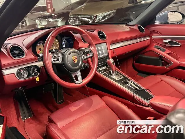 PORSCHE 718 BOXSTER 2018 — 39 504 км, светло-серебристый, Корея — под ключ — фото 8