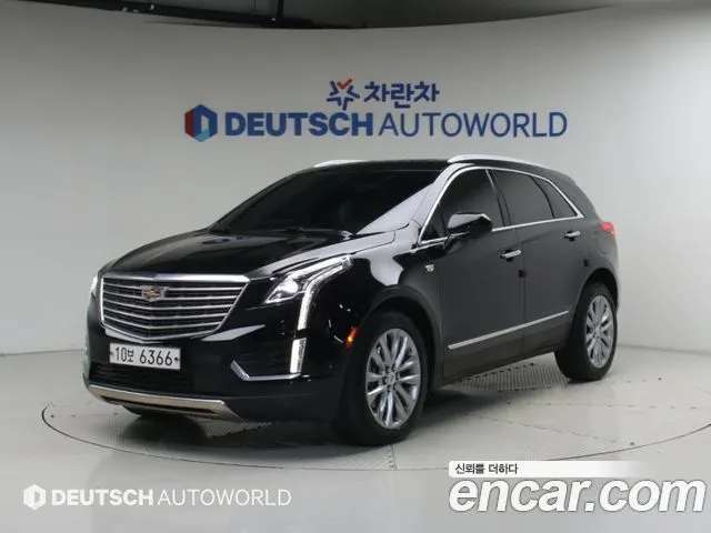 CADILLAC XT5 2018 — 57 043 км, чёрный, Корея — под ключ — фото 1