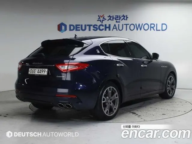 MASERATI LEVANTE 2017 — 120 235 км, синий, Корея — под ключ — фото 2