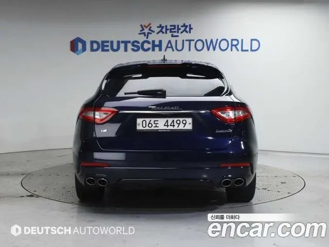 MASERATI LEVANTE 2017 — 120 235 км, синий, Корея — под ключ — фото 4