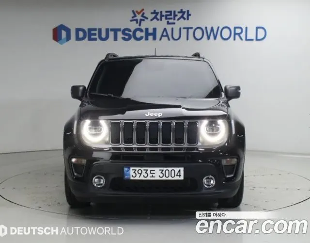 JEEP RENEGADE 2021 — 15 600 км, чёрный, Корея — под ключ — фото 3