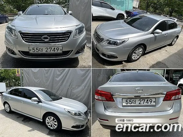 RENAULT KOREA SM5 PLATINUM 2014 — 89 924 км, серебристый, Корея — под ключ — фото 1