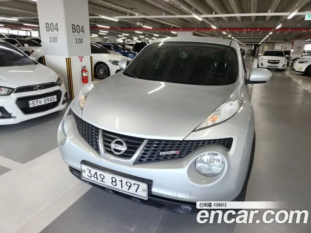 NISSAN JUKE 2014 — 52 000 км, серебристый, Корея — под ключ — фото 1