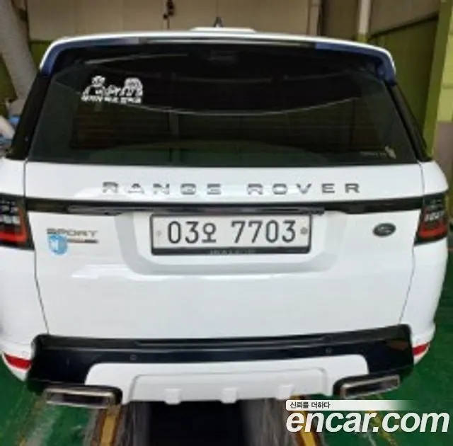 LAND ROVER RANGE ROVER SPORT 2018 — 121 740 км, белый, Корея — под ключ — фото 2
